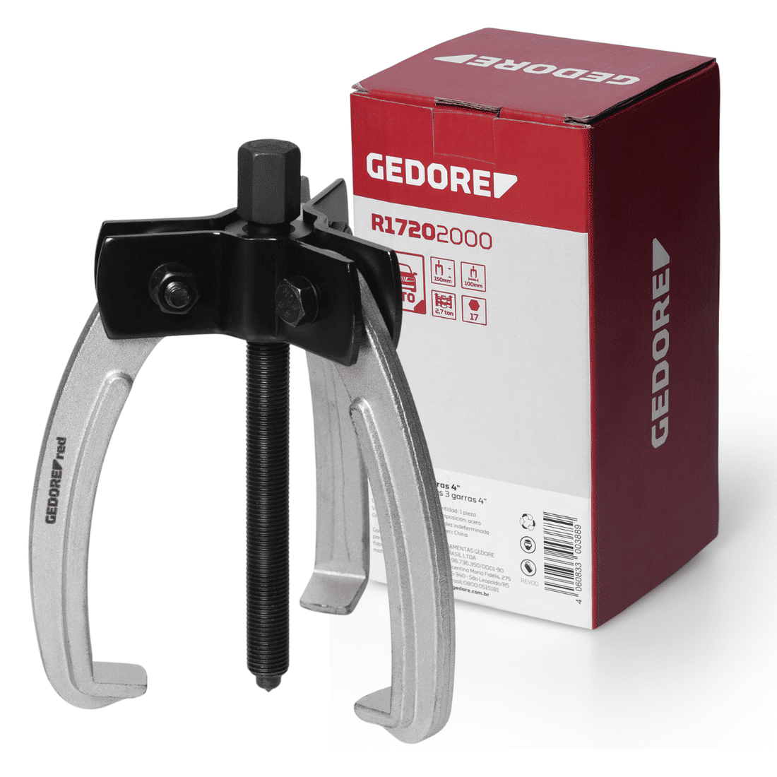 Saca Polia de 3 Garras 4" R17202000 Gedore RED