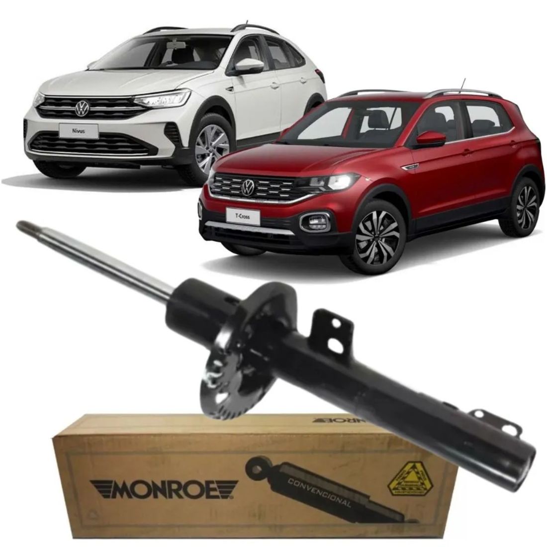 Amortecedor Dianteiro VW Nivus T-Cross Após 2019