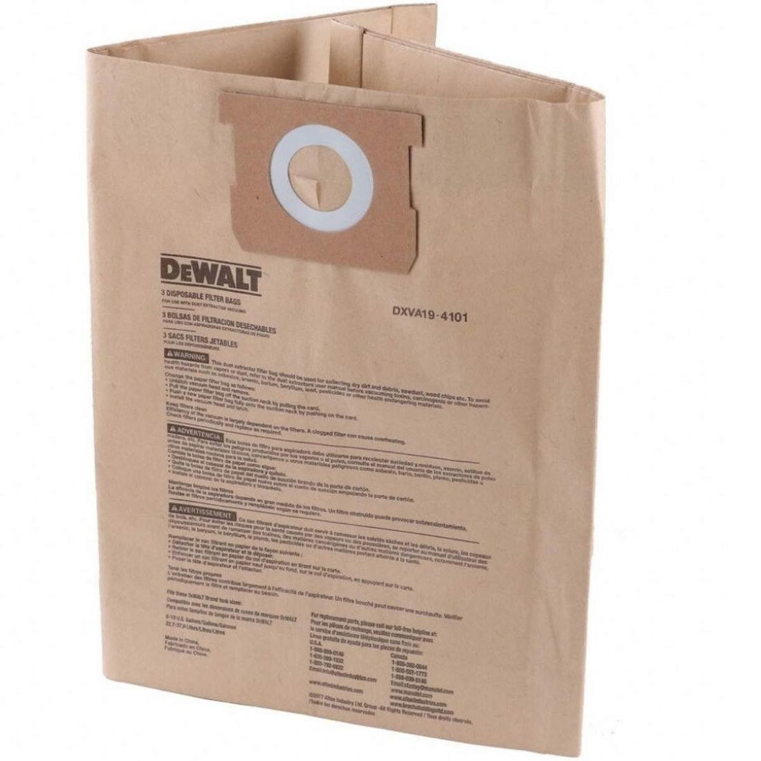 Saco de Aspirador De Pó DeWalt DWV106 e DWV109