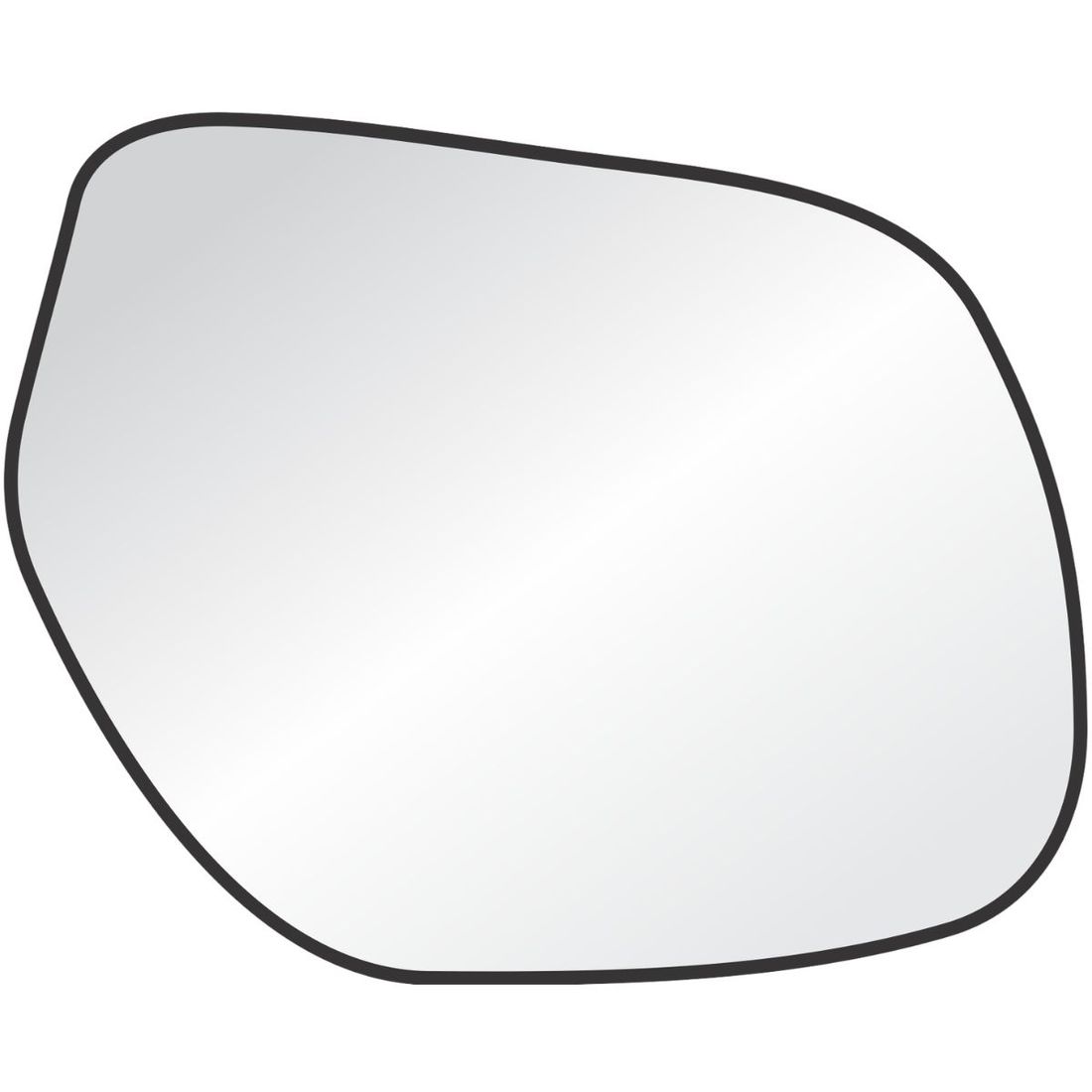 Lente Retrovisor Direito Mitsubishi ASX 2010 Em Diante Com Pisca/Térmico