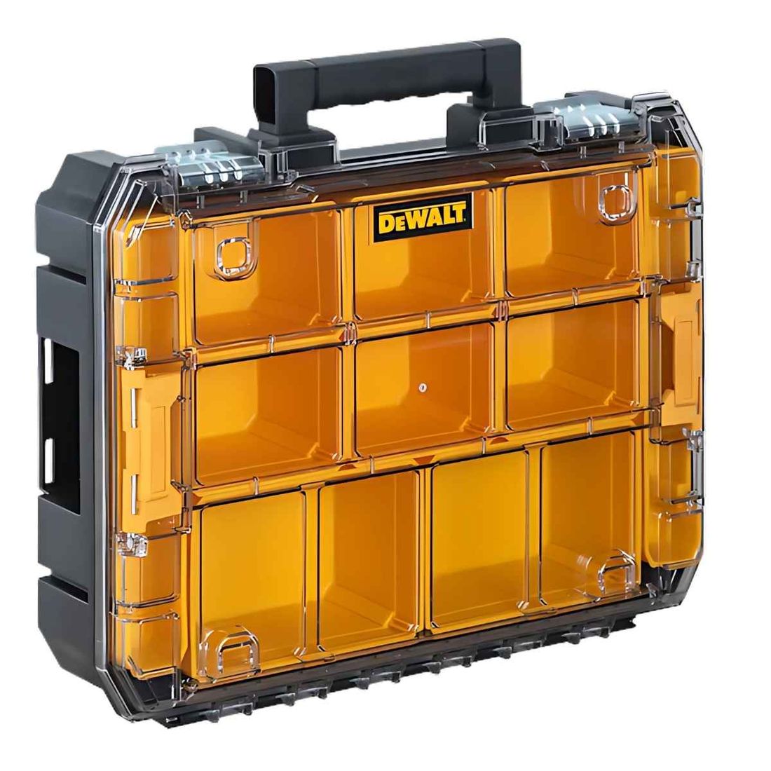 Organizador TSTAK Com Tampa Transparente DWST17805 DeWalt Organizador TSTAK Com Tampa Transparente DWST17805 DeWalt