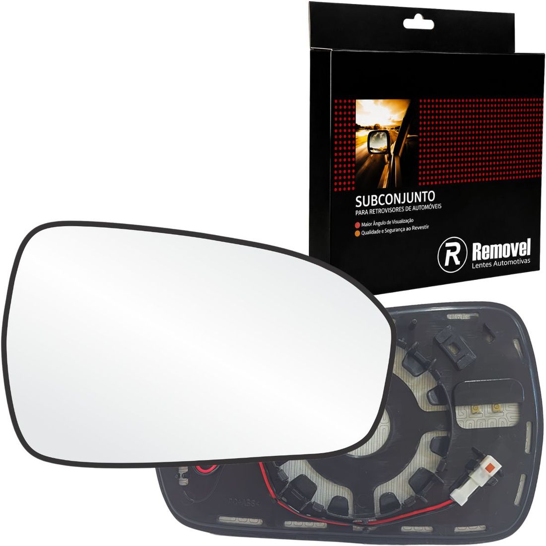 Lente Retrovisor Direito Ford Fusion 2018 Em Diante - Térmico