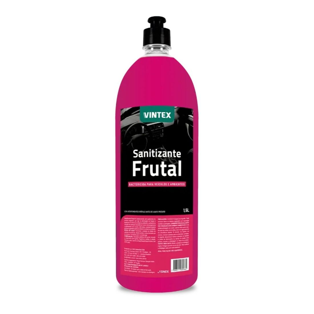 Odorizante e desinfeta Sanitizante Frutal Vintex - 1,5L