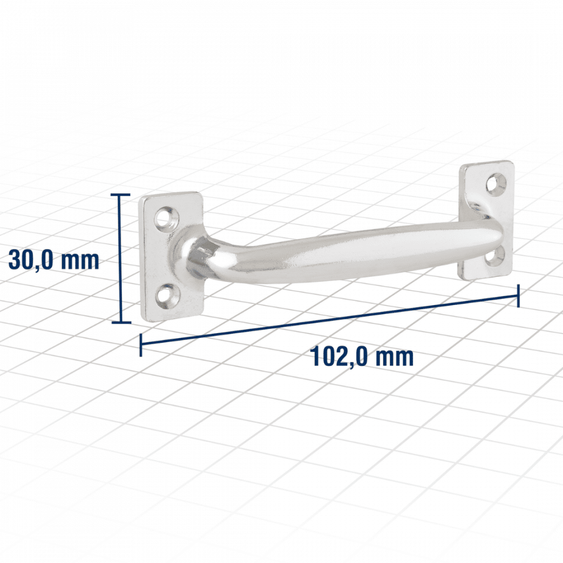 Puxador tipo Alça 102mm - Nove54