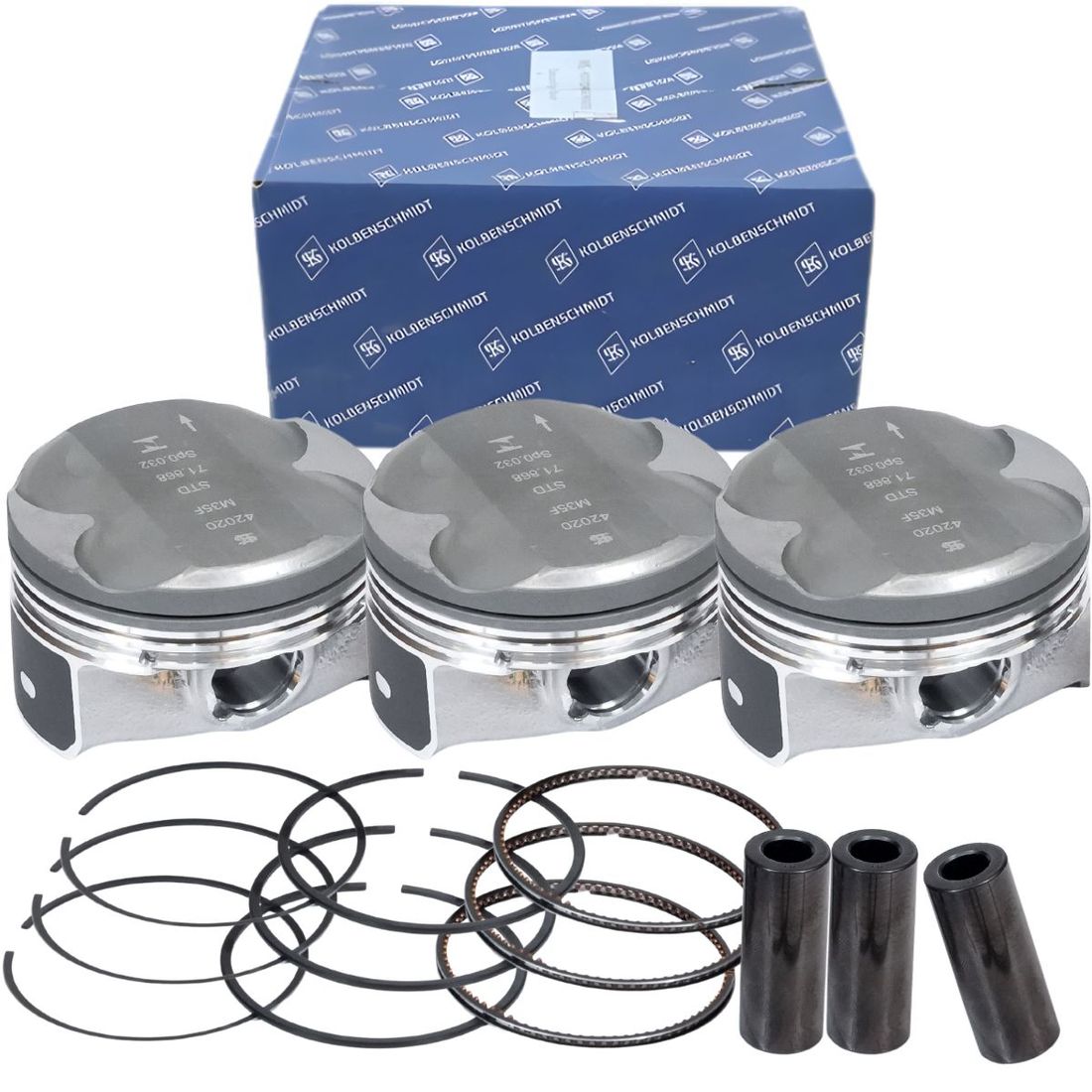 Kit Pistão e Anel 0,50 Ford Ka 1.0 12V 2014 a 2021