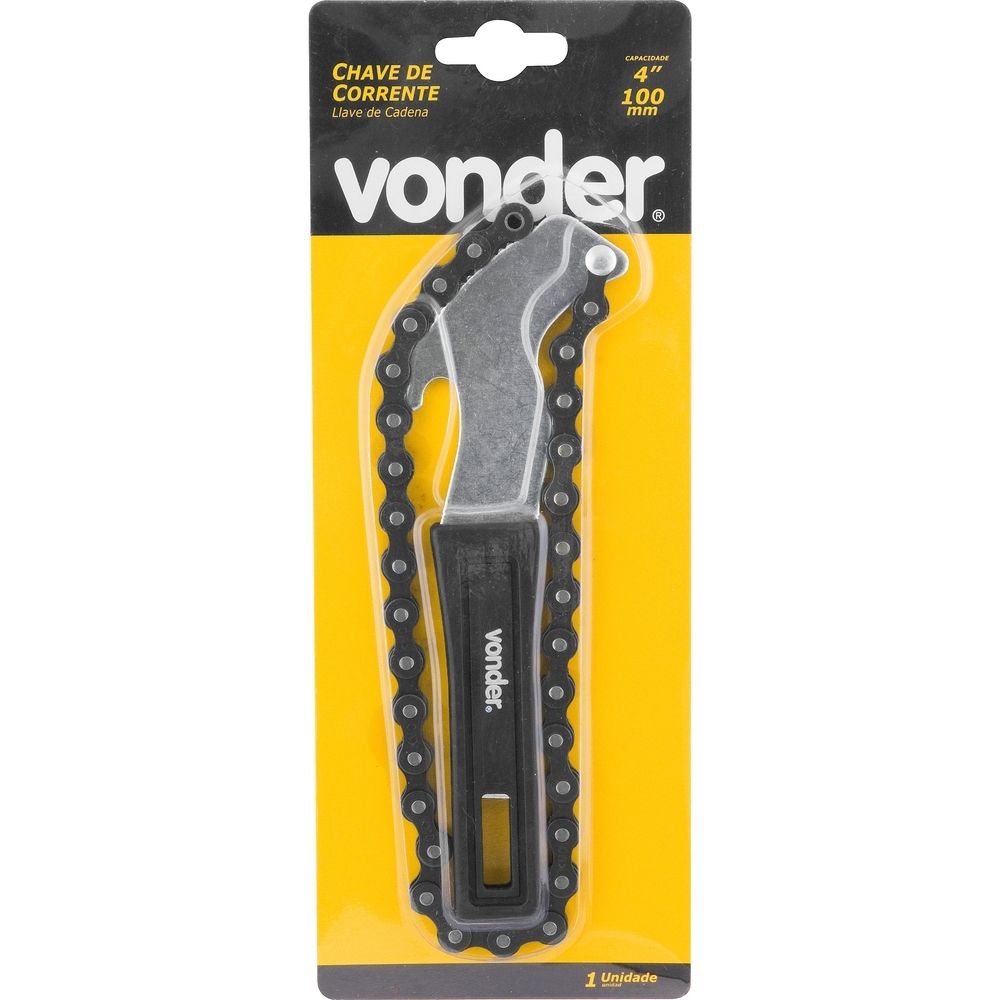 Chave Corrente Saca Filtro Universal 100mm Vonder