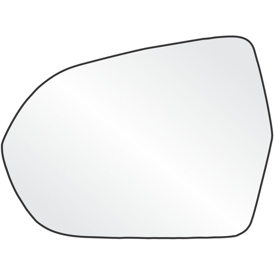 Lente Retrovisor Esquerdo GM Agile 2009 A 2016 Montana 2012 A 2022
