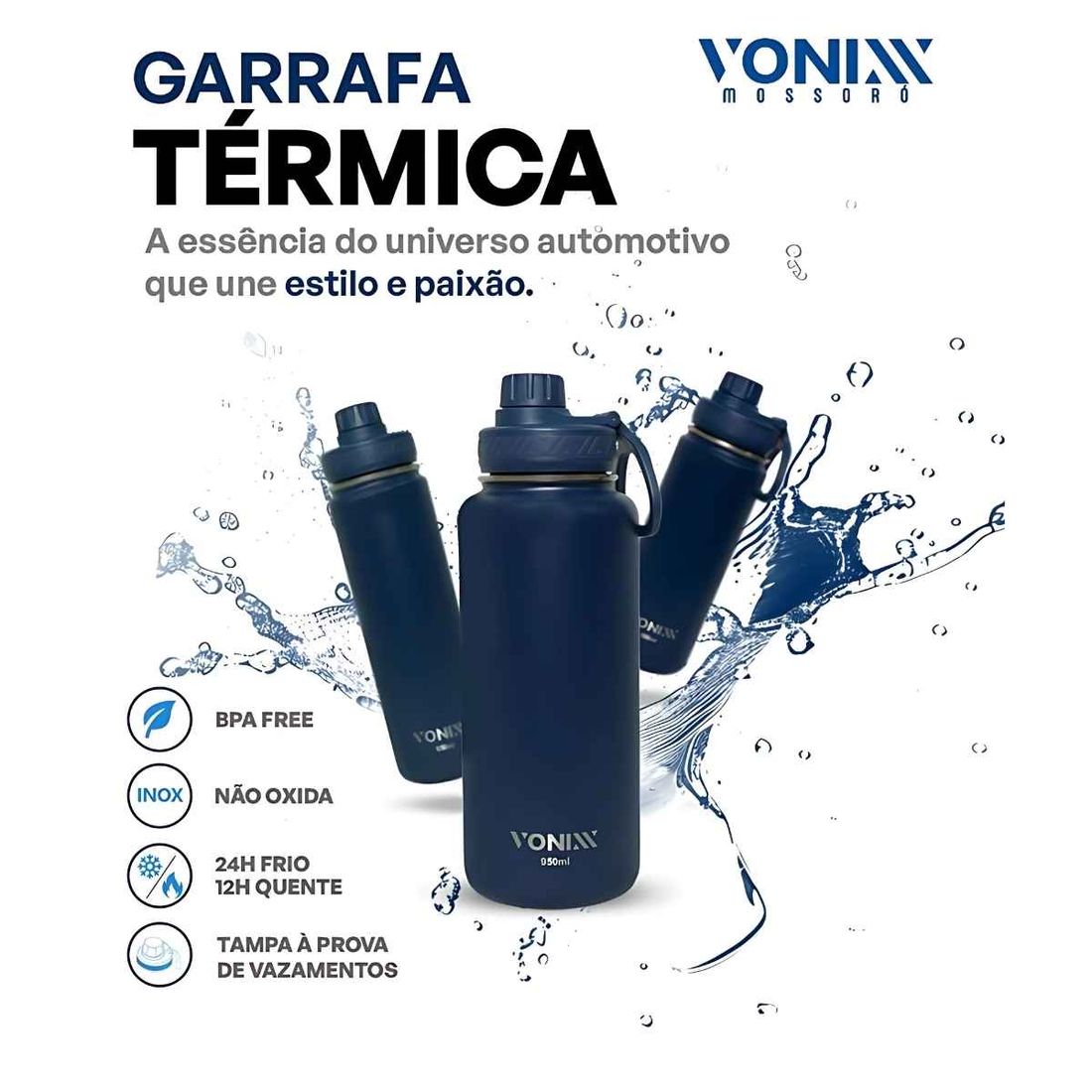 Garrafa Térmica Vonixx Life Style 950ml Garrafa Térmica Vonixx Life Style 950ml