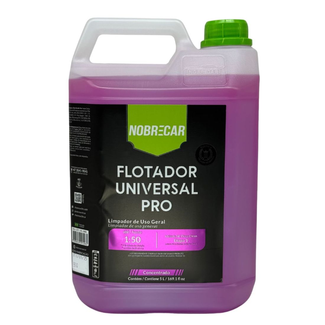 Limpador Flotador Universal Concentrado 5L NobreCar 1371