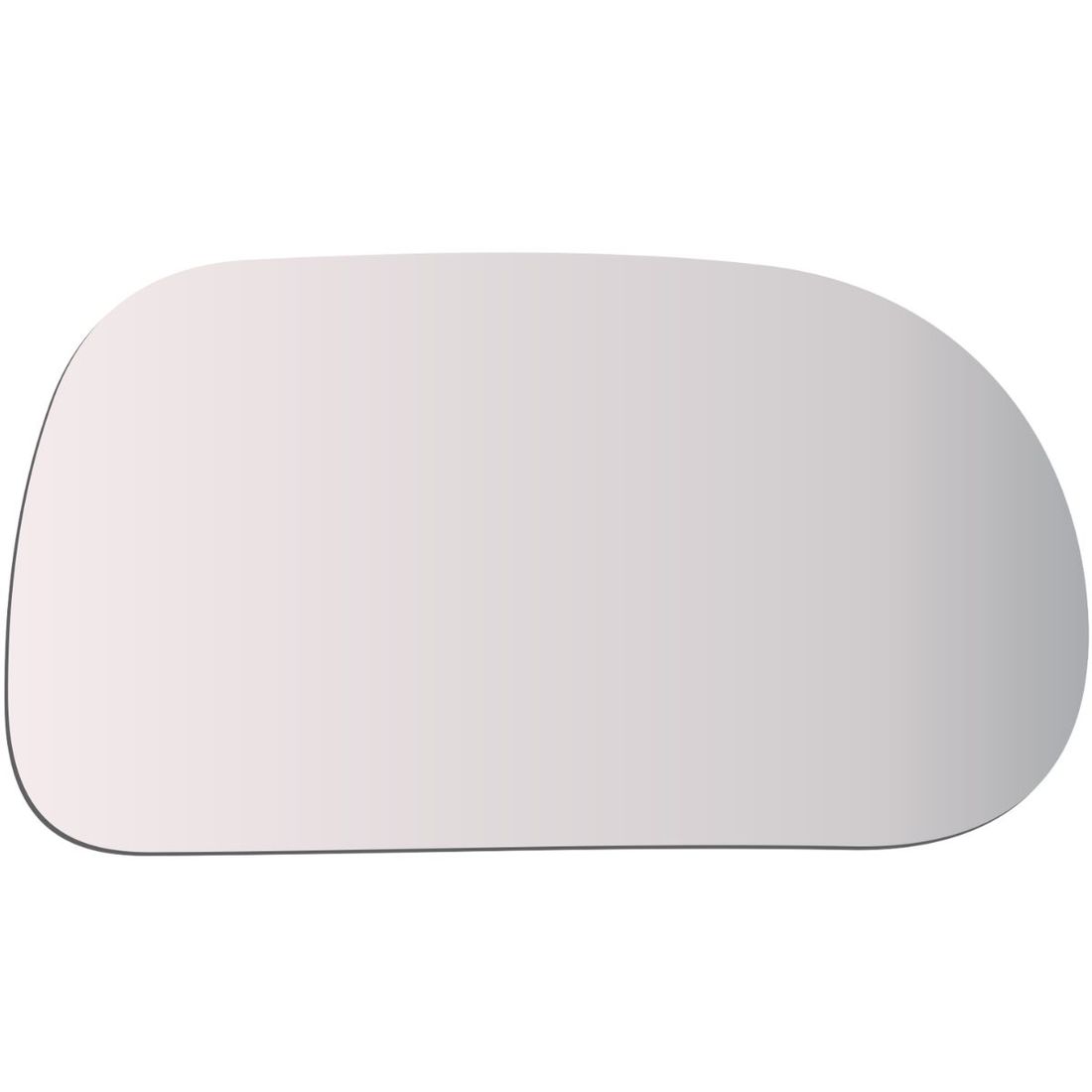 Lente Retrovisor Direito Fiat Marea 1998 A 2008 Brava 1998 A 2003