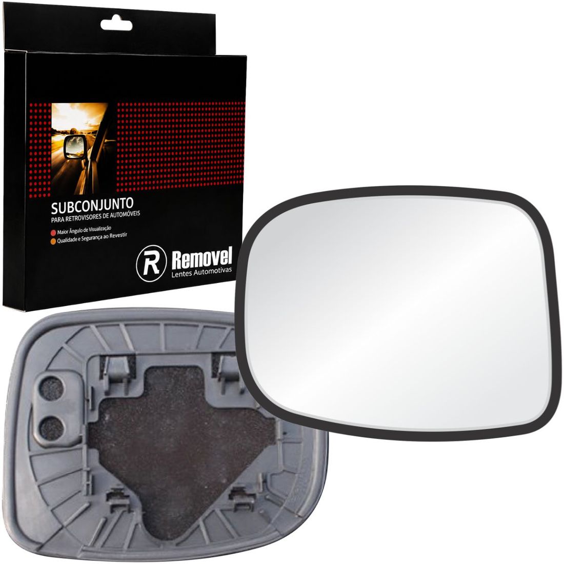 Lente Retrovisor Esquerdo Honda Civic 2012 A 2017