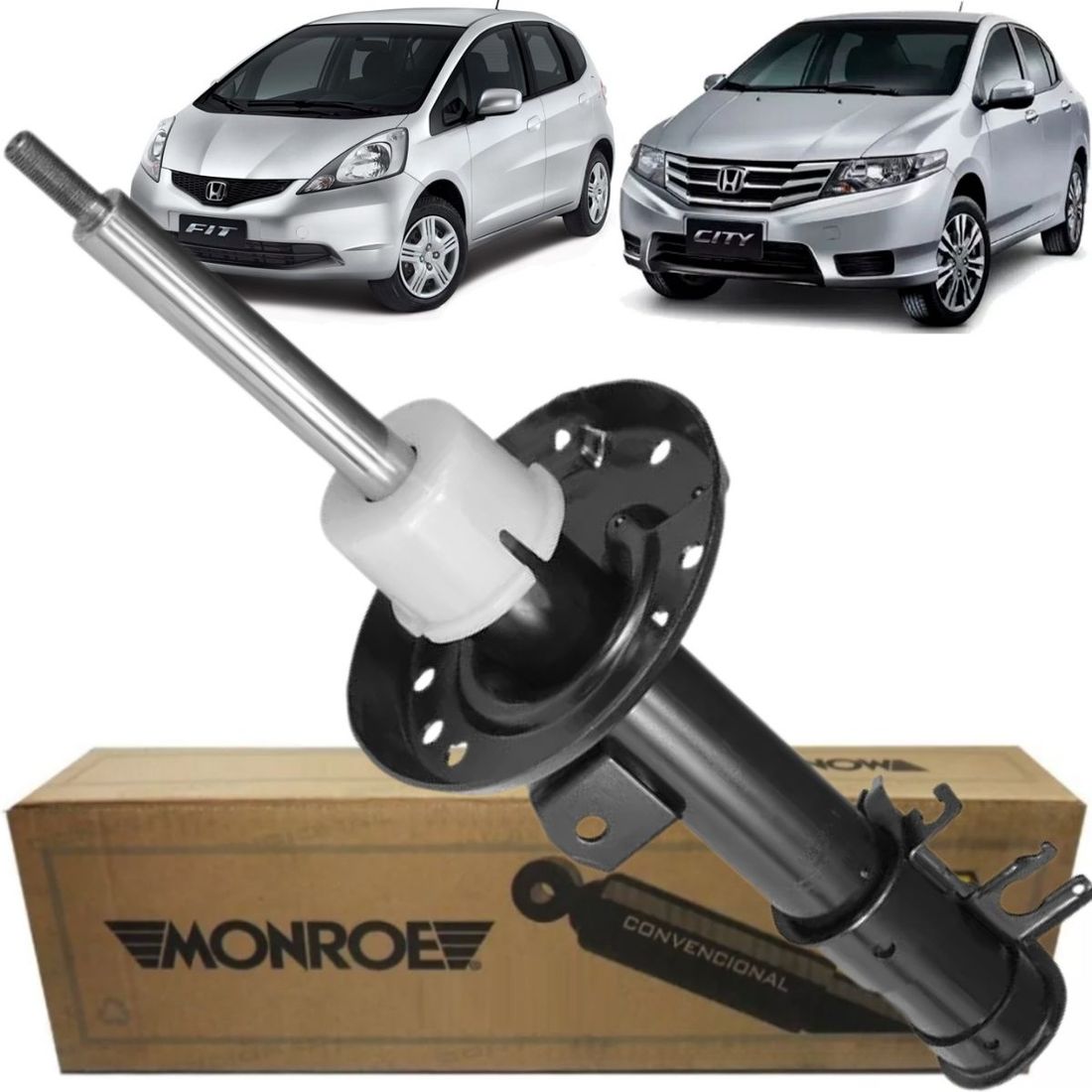 Amortecedor Dianteiro Direito Honda Fit City 2009 A 2013