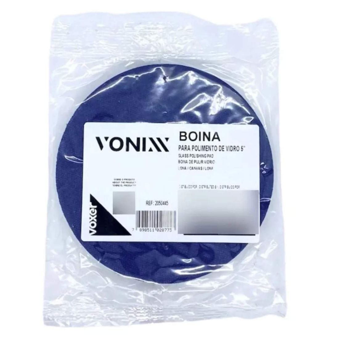 Boina Para Polimento de Vidros 5" Tipo Lona Vonixx