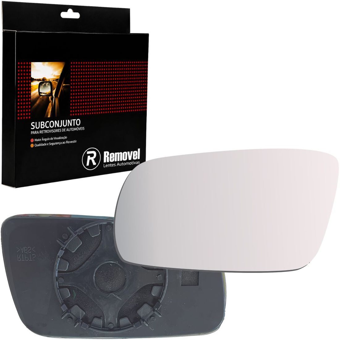 Lente Retrovisor Esquerdo VW Gol G3 G4 2000 A 2008