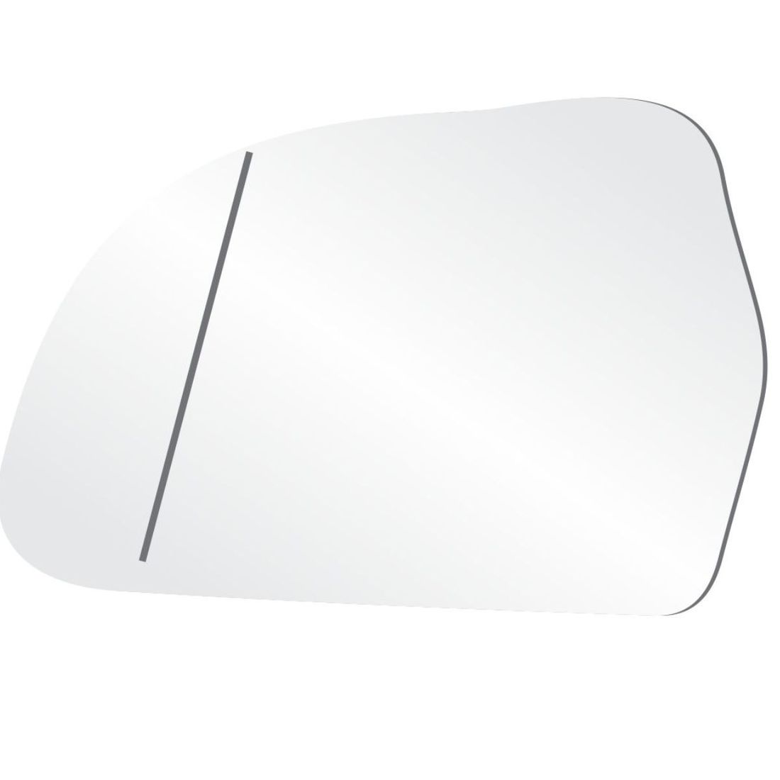 Lente Retrovisor Esquerdo Audi Q3 Asférico Térmico SB325