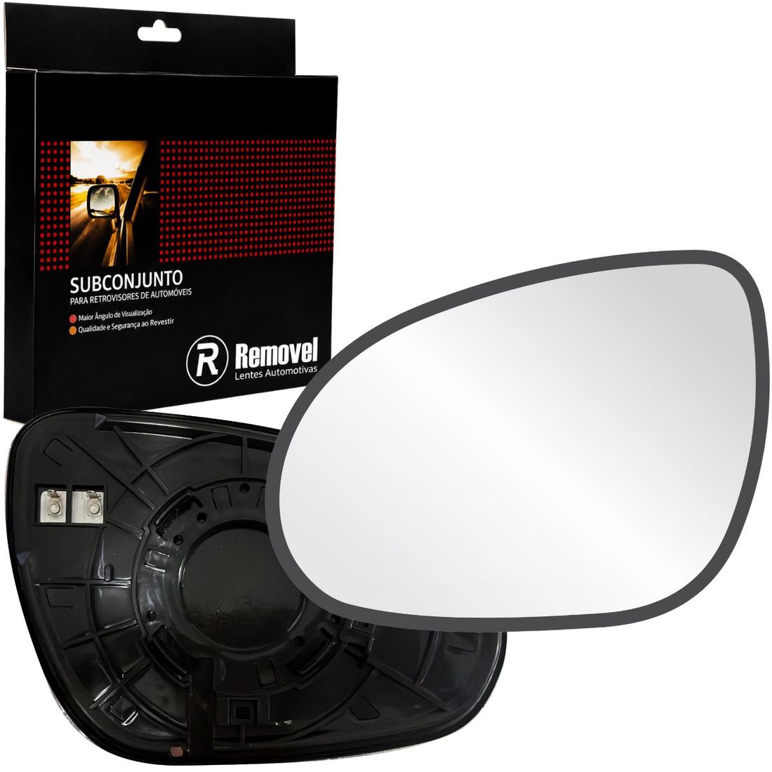Lente Retrovisor Esquerdo I30 2009 A 2012 Térmico