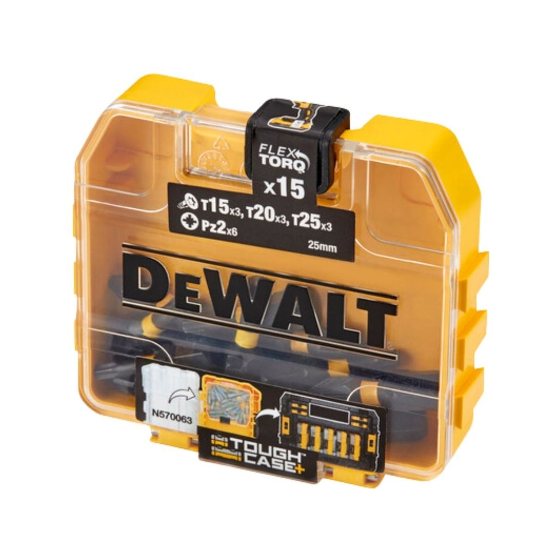 Jogo de Bits e Ponteiras Flextorq 16pçs DT70522T-QZ DeWalt