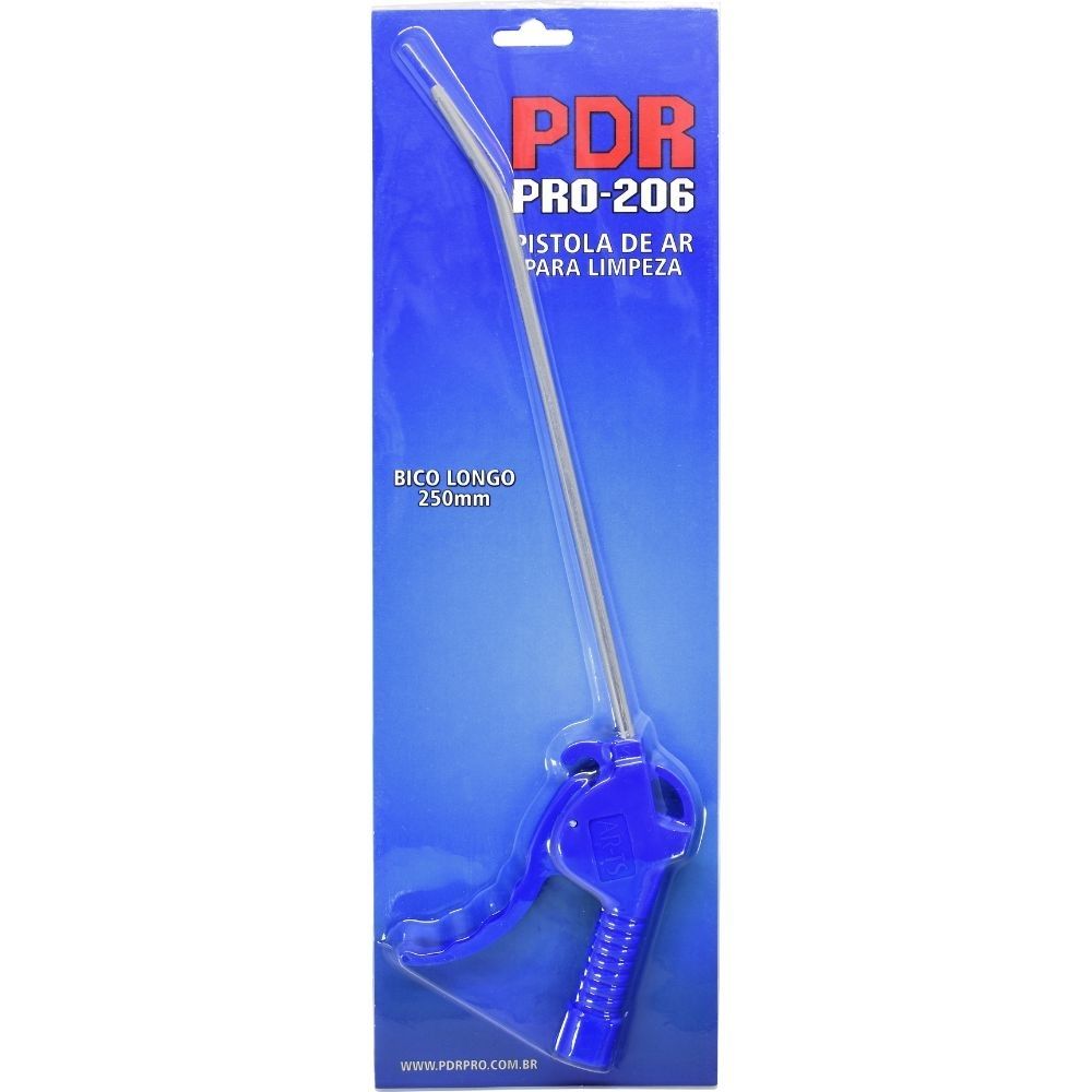Pistola de Ar Para Limpeza Bico 250mm PRO-206 PDR Pistola de Ar Para Limpeza Bico 250mm PRO-206 PDR