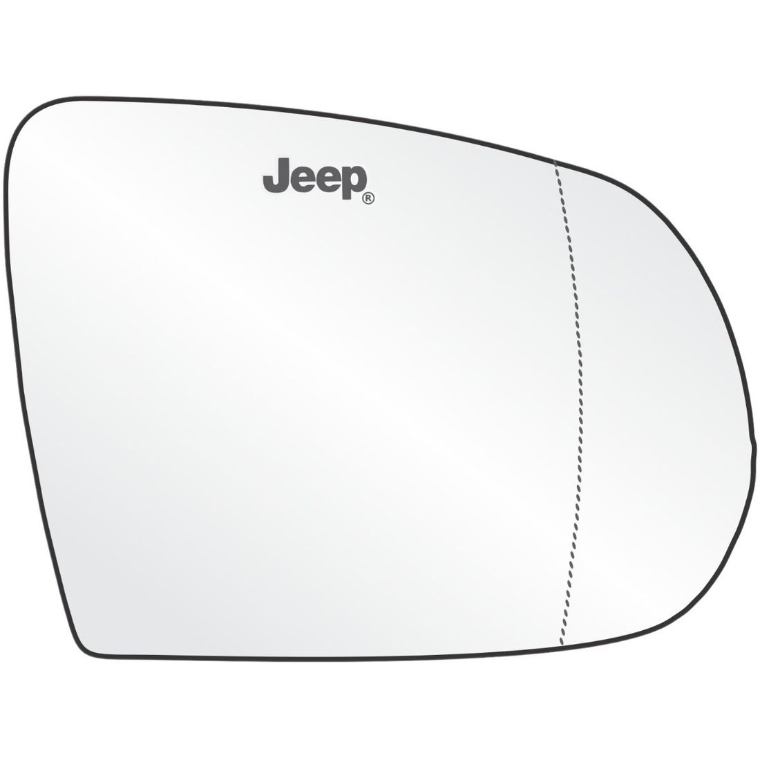 Lente Retrovisor Direito Jeep Compass 2016 Em Diante - Asférico