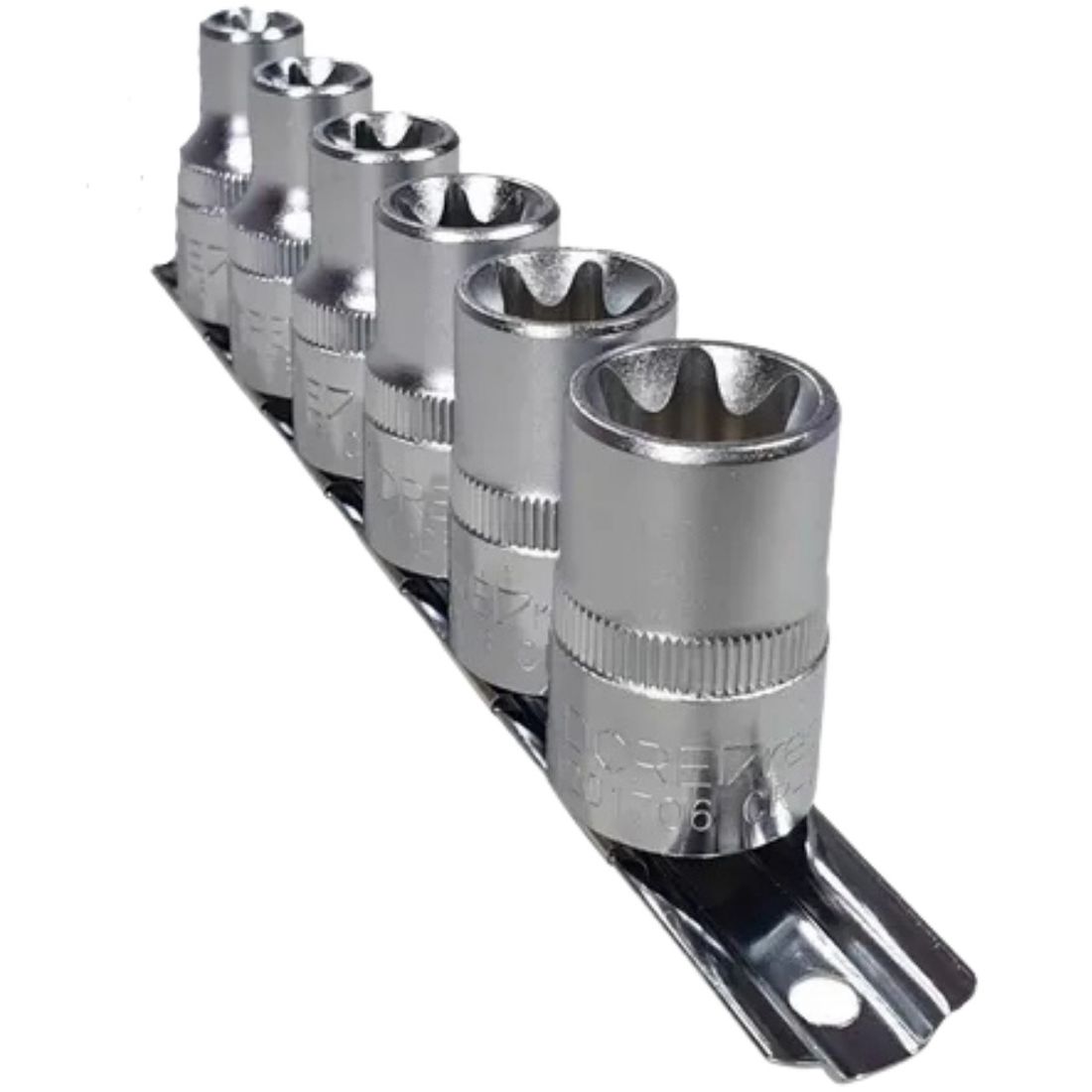 Jogo de Soquetes Gedore RED Perfil Torx E8-E18 Encaixe 3/8" 6 peças GR51208006