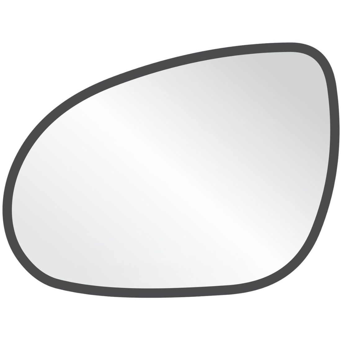 Lente Retrovisor Esquerdo I30 2009 A 2012 Térmico