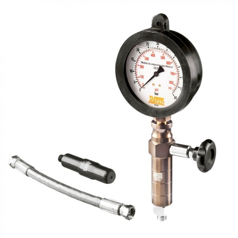 Manômetro Para Teste Compressão Motores Diesel Raven 109657