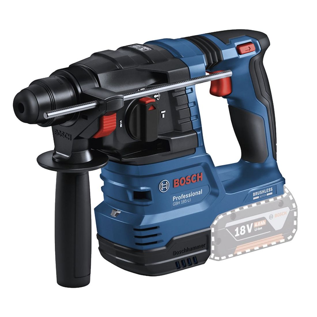 Combo Parafusadeira Drywall + Martelete Bosch Com 2 Baterias 18v 4ah e Carregador