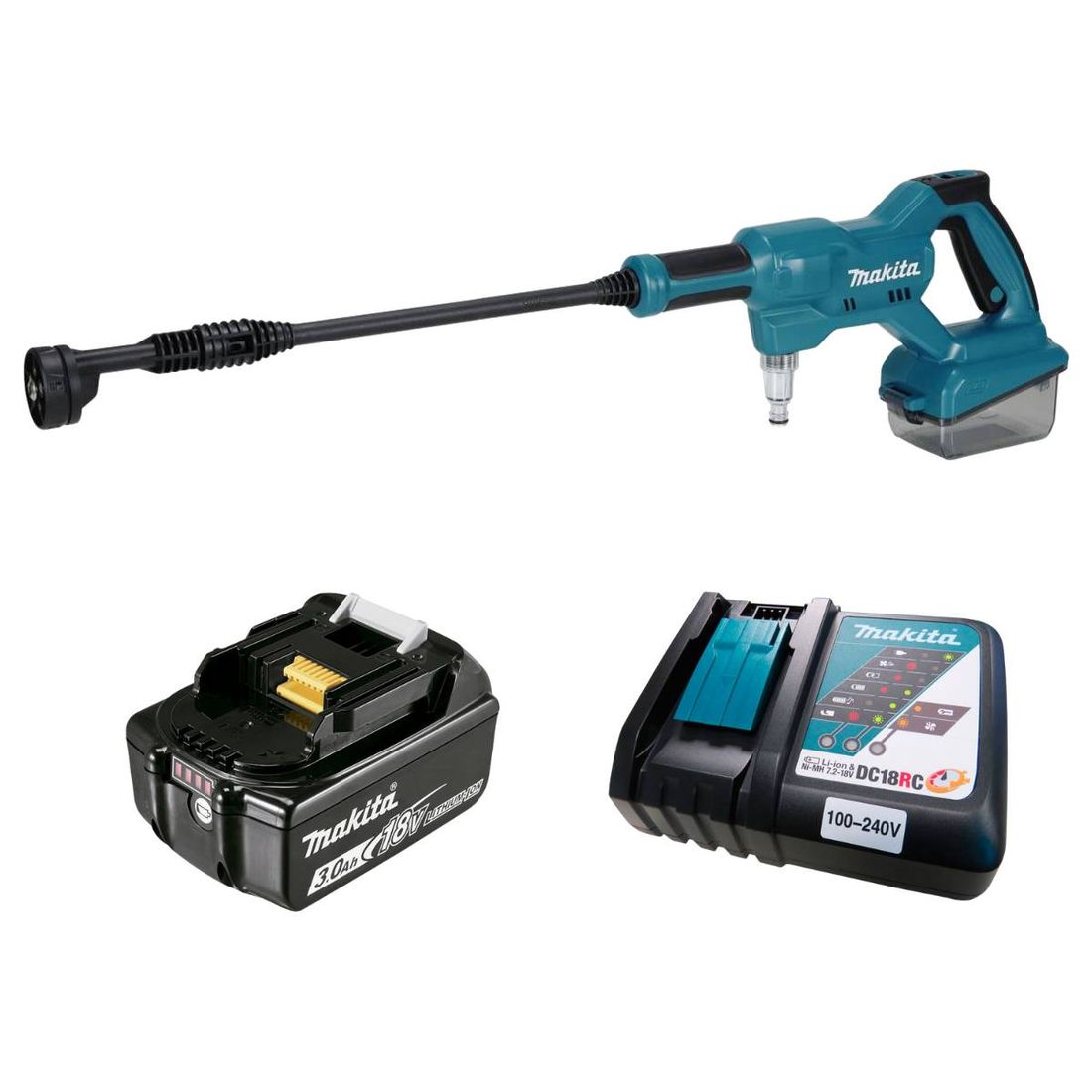 Lavadora Alta Pressão Makita Portátil 18V 1 Bateria