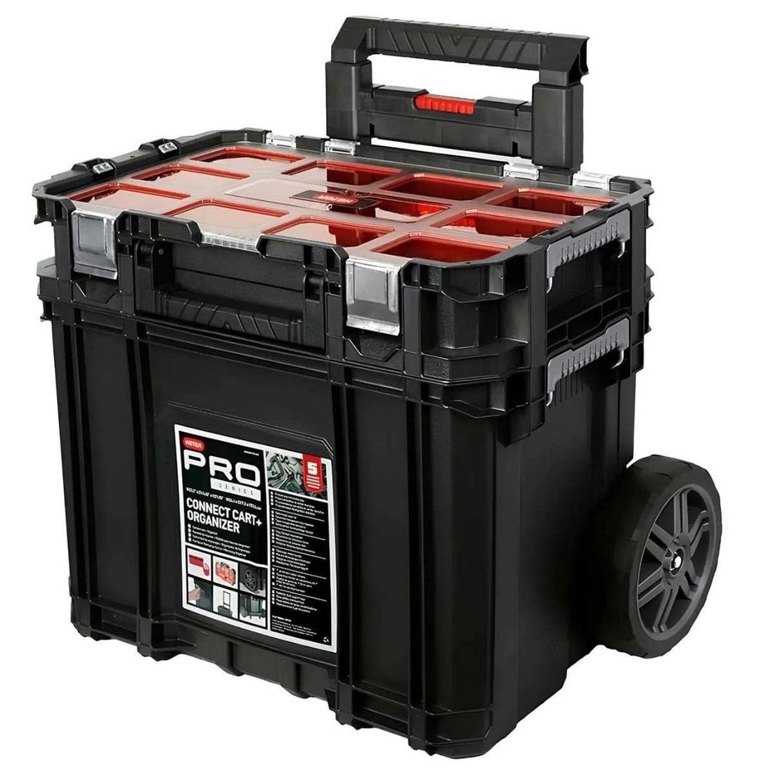 Caixa Organizadora de Ferramentas Keter Connect Cart 17205661