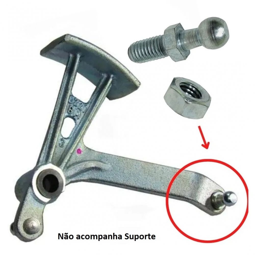 Kit Pinos Esféricos Trambulador Ford Ka 2018 C/ Buchas Guia