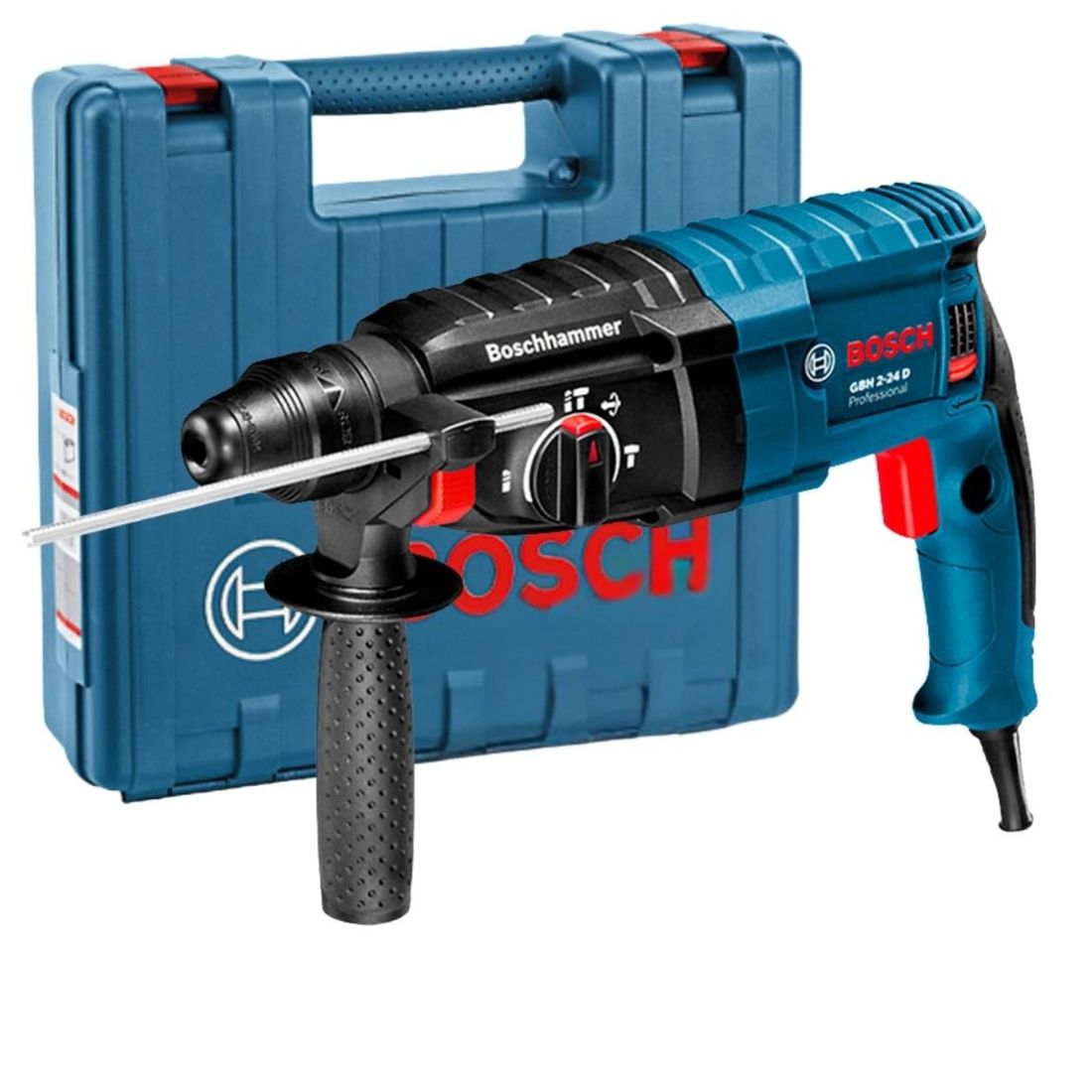 Martelo Perfurador Rompedor Bosch GBH 2-24 D 820W com Maleta Martelo Perfurador Rompedor Bosch GBH 2-24 D 820W com Maleta