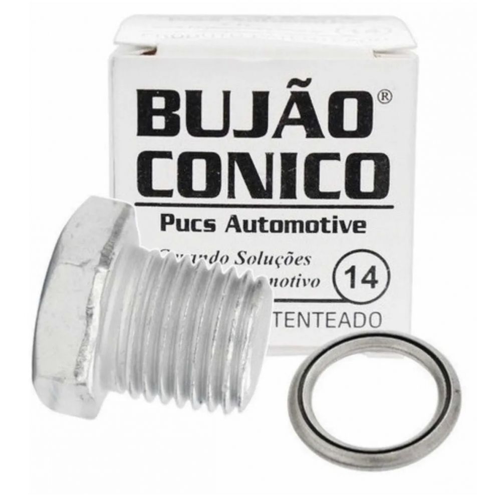 Bujao Cônico Para Carter Espanado 14mm Gol Golf Fox Astra Vectra Meriva Bujao Cônico Para Carter Espanado 14mm Gol Golf Fox Astra Vectra Meriva