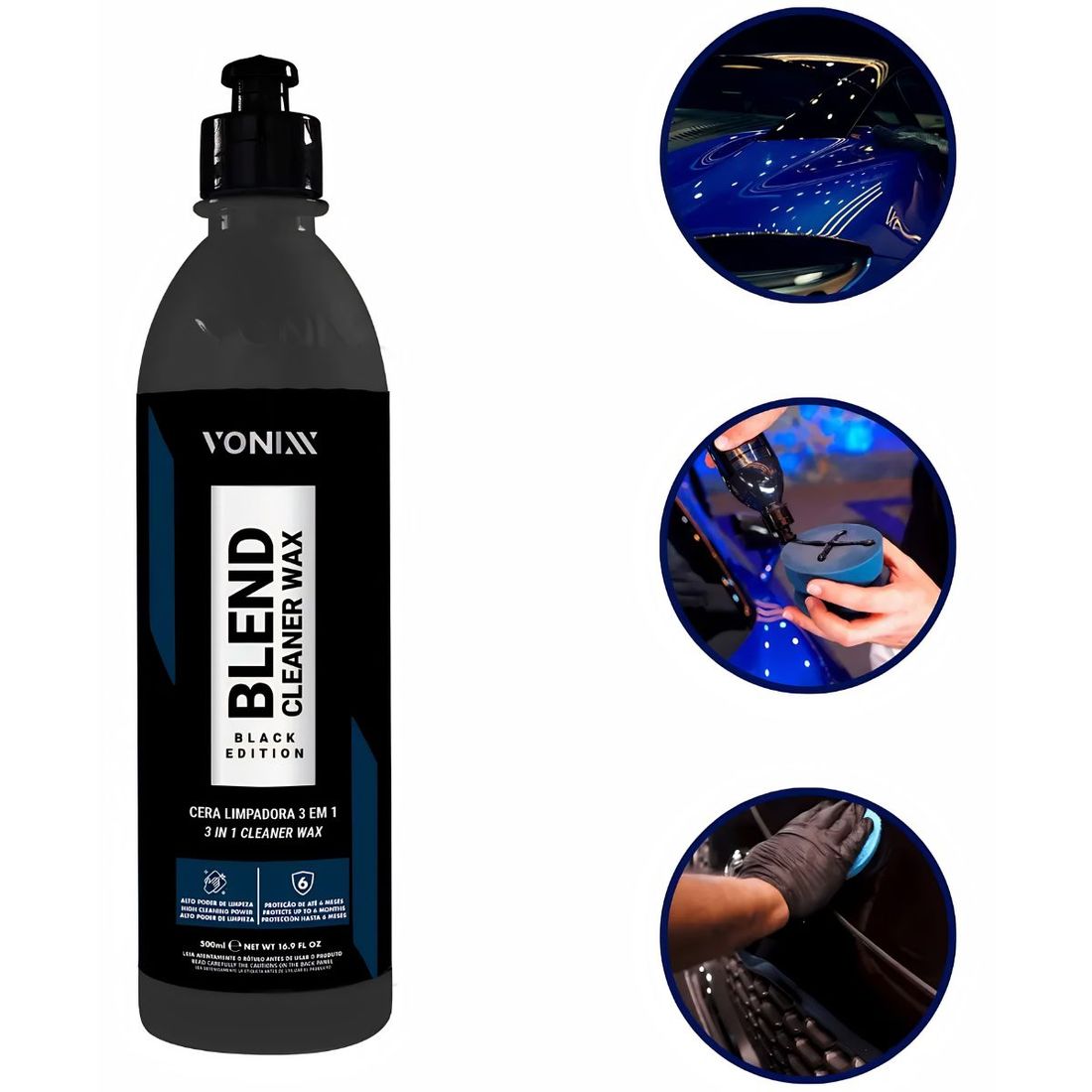Polidor Blend Cleaner Black Vonixx 240ML