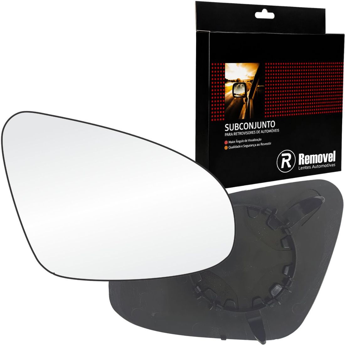 Lente Retrovisor Direito Toyota Corolla 2015 A 2019