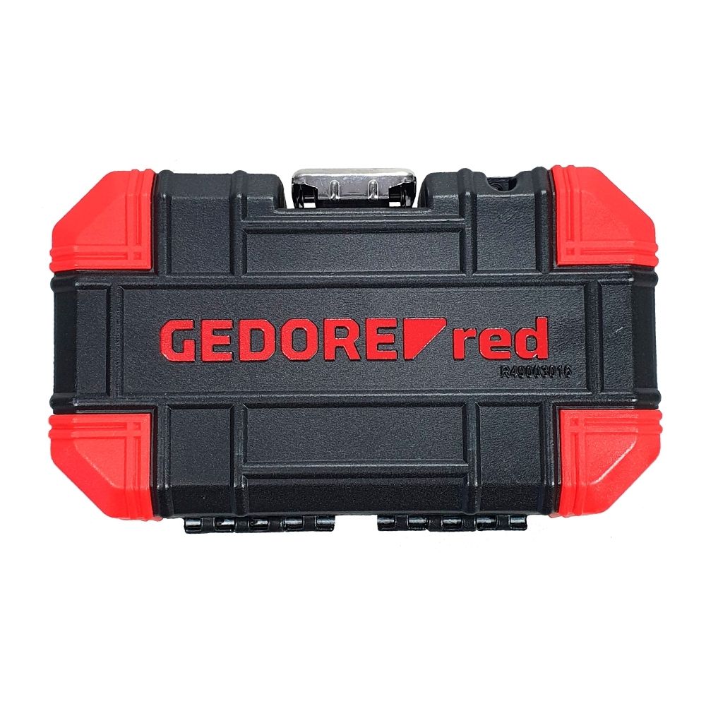 Jogo de Soquetes Sextavados Gedore RED 4 a 13mm Encaixe 1/4" 16 peças