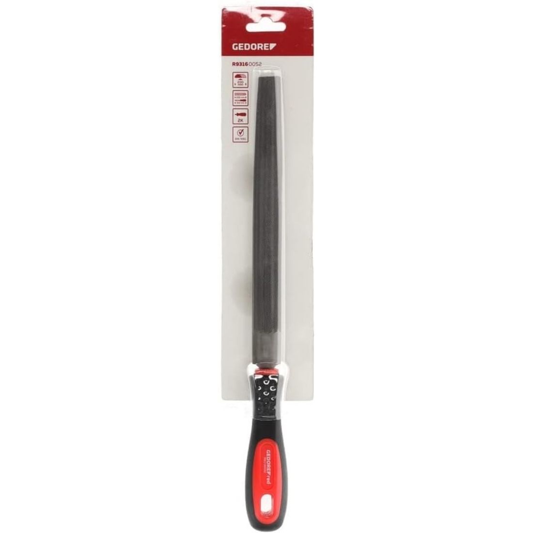 Lima Meia Cana 8" Com Cabo Gedore RED