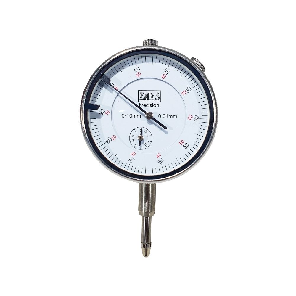 Relógio Comparador Zaas 03,0001 Para Torno 0,01-10mm