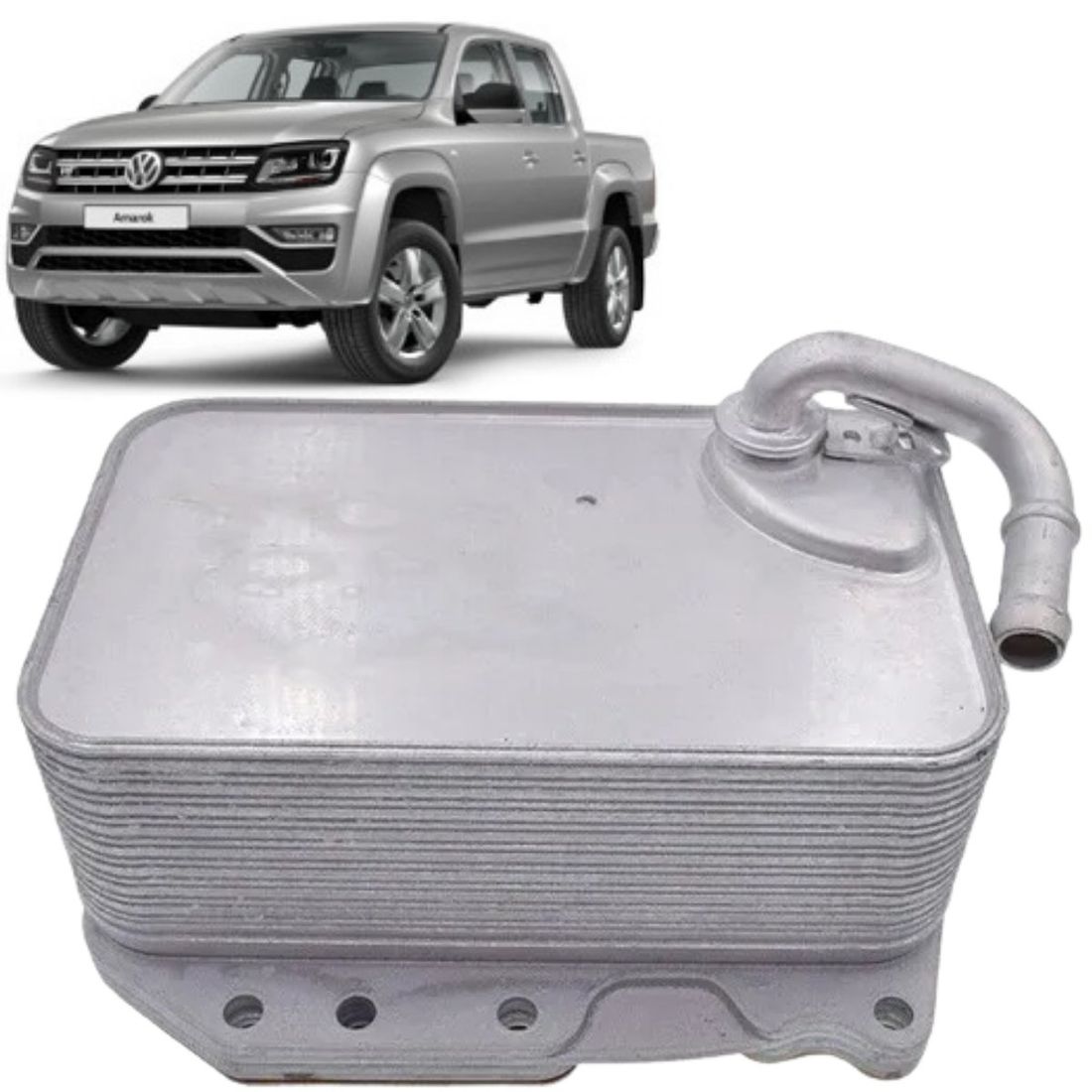 Radiador Resfriador De Óleo VW Amarok 3.0 2017 Em Diante