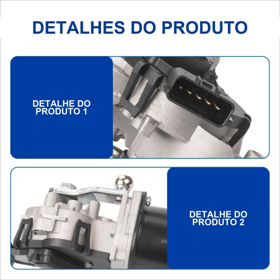Motor Limpador Para-Brisa Montana 2023 Em Diante 5 Pinos