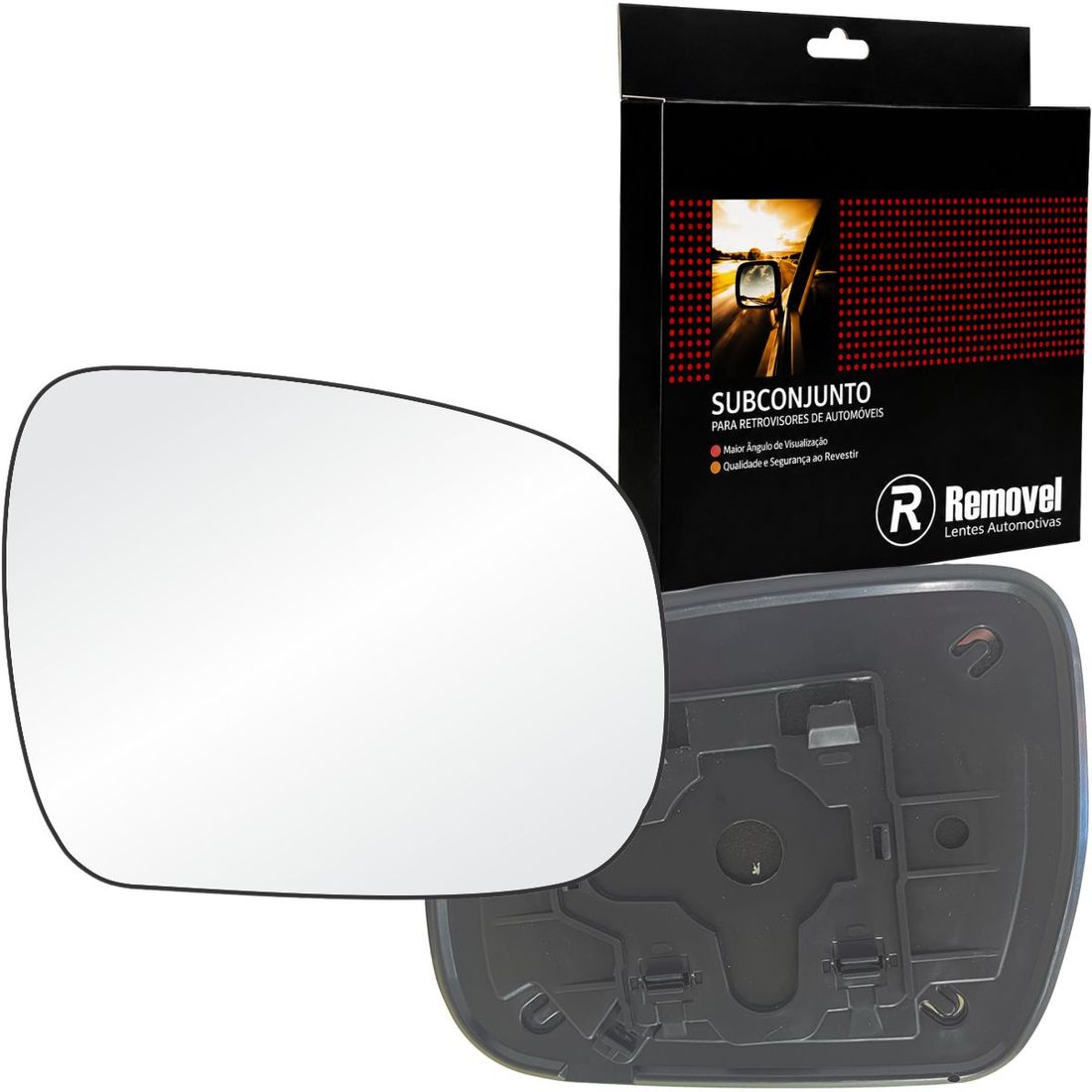 Lente Retrovisor Direito Toyota Hilux 2005 A 2014