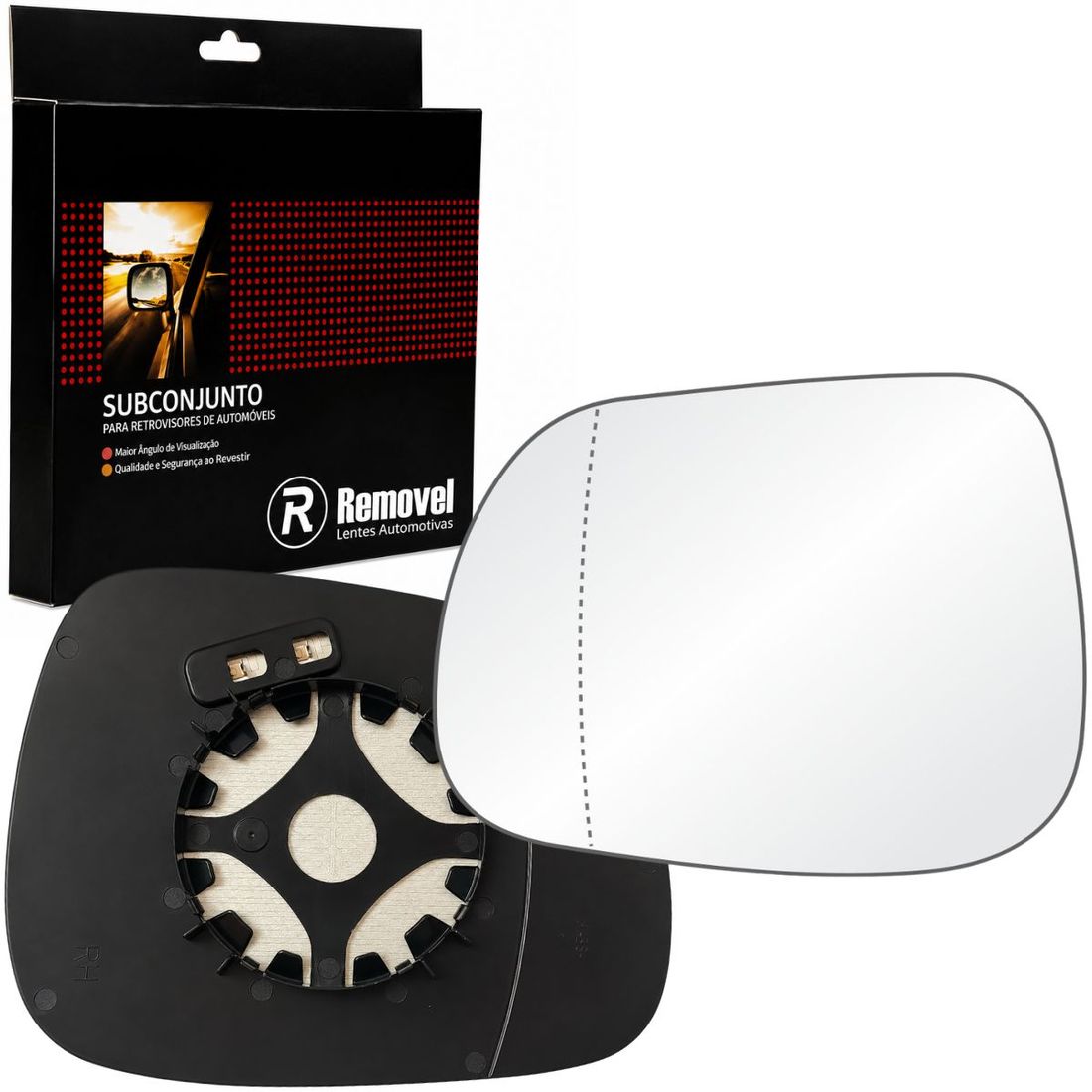 Lente Retrovisor Esquerdo BMW X1 G1 2010 A 2014 Térmico