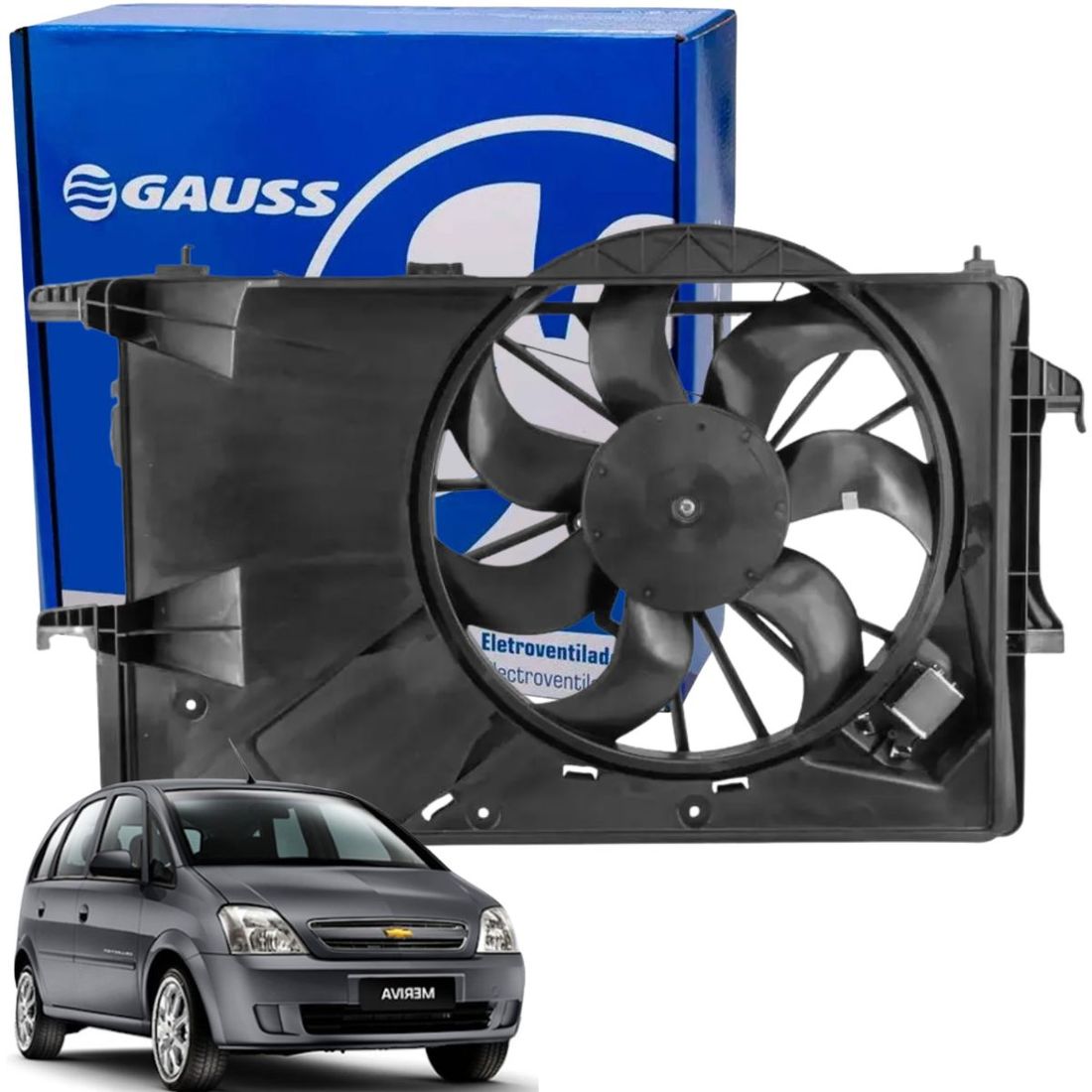 Eletroventilador Ventoinha GM Meriva 2006 a 2013