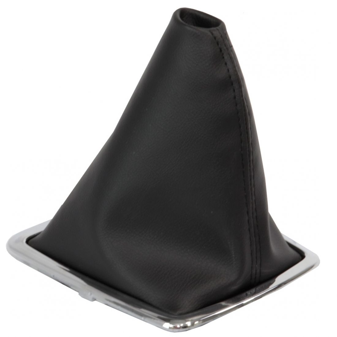 Coifa Alavanca Câmbio Ford Focus 09/13 Preto C/Base Aro Cromado
