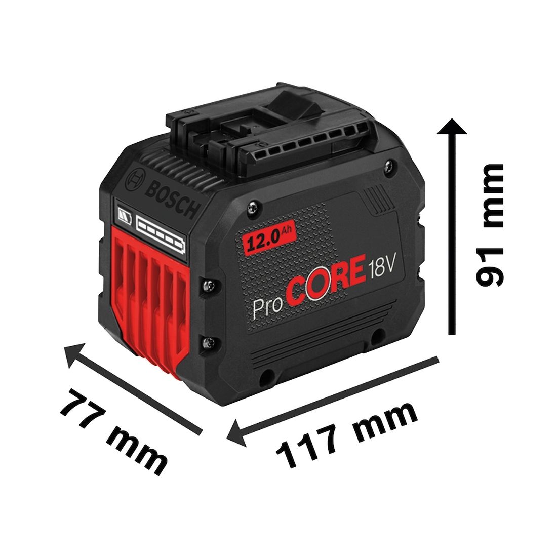 Bateria Íons de Lítio ProCORE 18V 12Ah Bosch