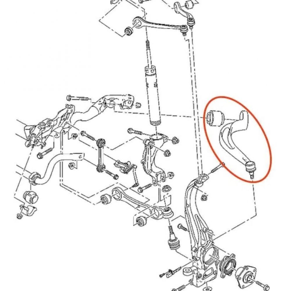 Braço Dianteiro Inferior Audi A4 16/21 Direito - Curvo  A5 Sportback 17/..