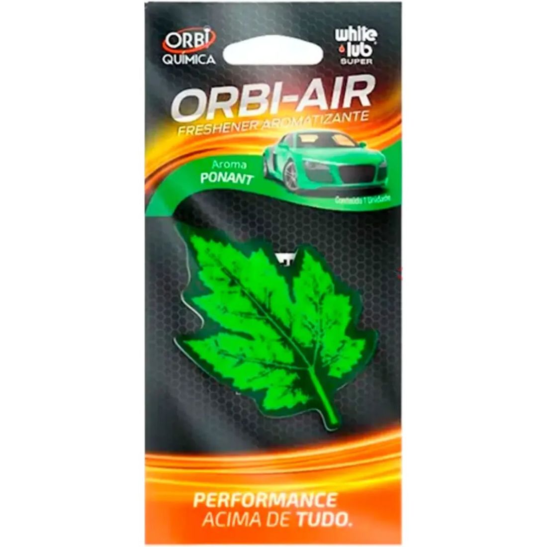 Aromatizante Automotivo Pinheirinho Orbi Ponant verde