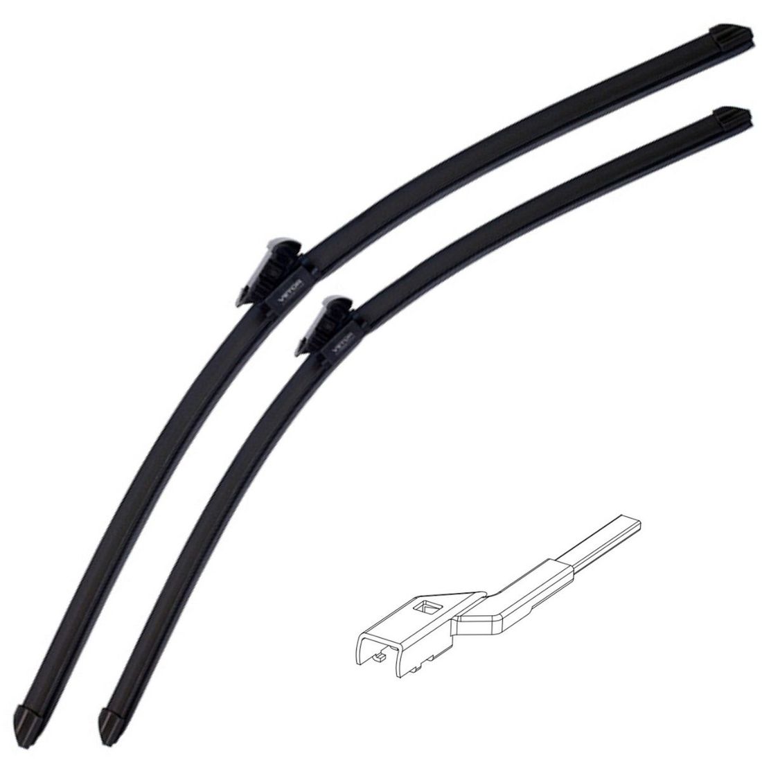 Jogo Palhetas Dianteiras 30\\\\\\\" e 26\\\\\\\" Citroen C4 Lounge DS4 DS5 Peugeot 3 Jogo Palhetas Dianteiras 30\\\\\\\" e 26\\\\\\\" Citroen C4 Lounge DS4 DS5 Peugeot 3