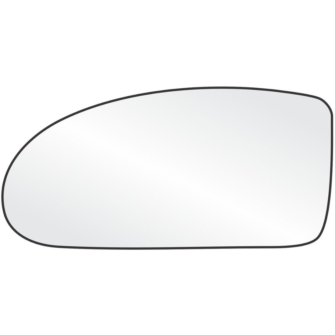 Lente Retrovisor Esquerdo Ford Focus 2004 A 2008