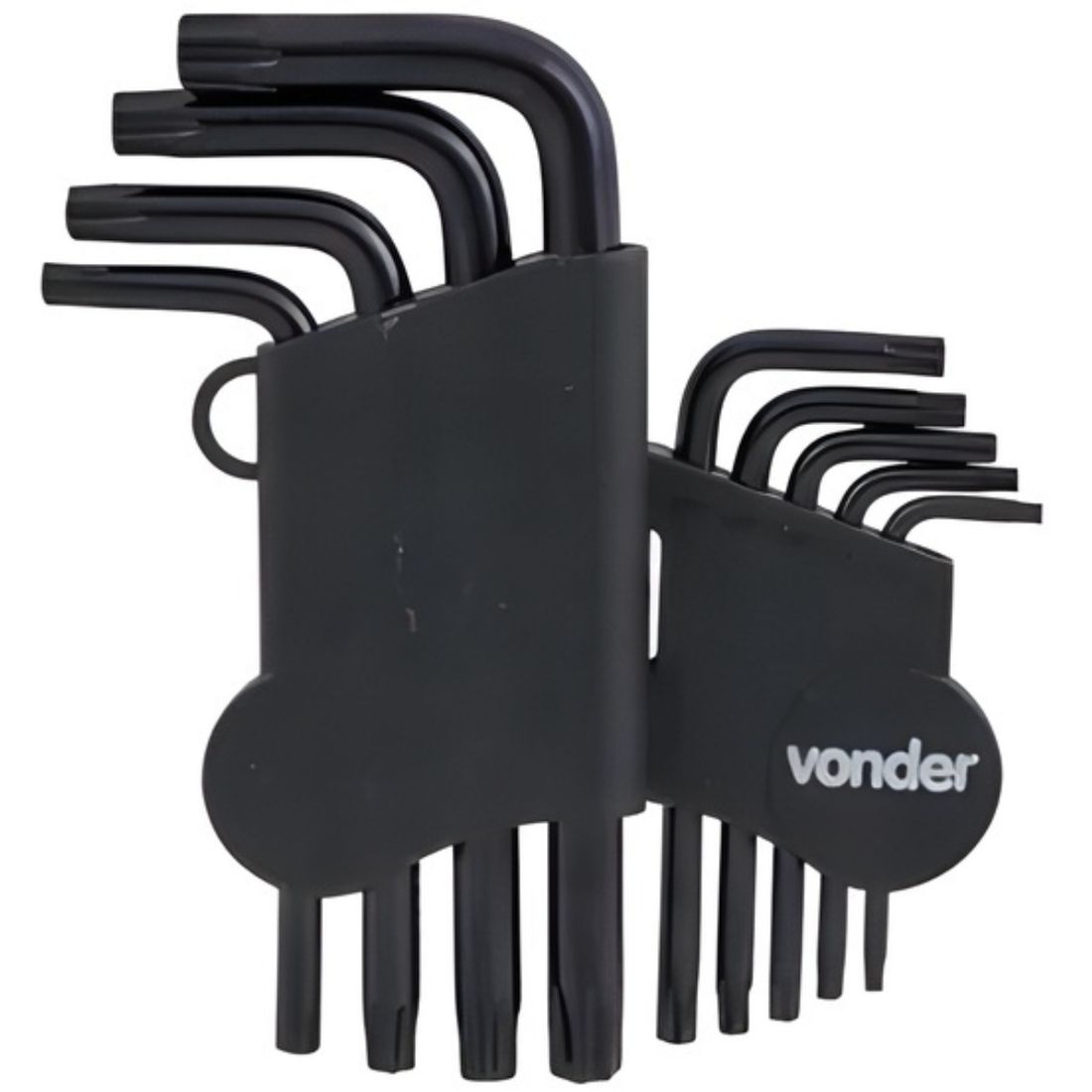 Jogo Chave Torx Com Furo Guia T10-T50 9 peças Vonder