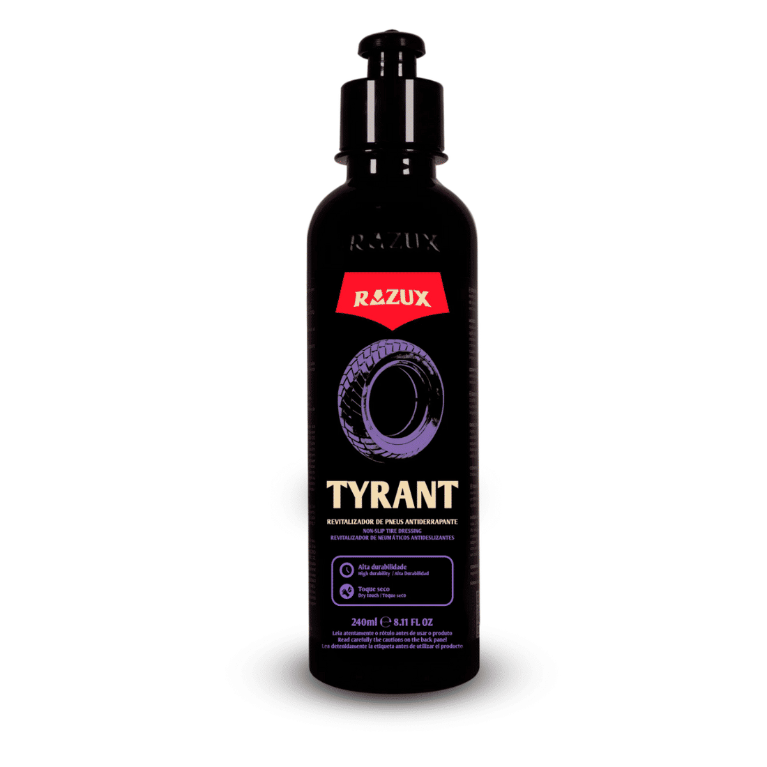 Revitalizador de Pneus Antiderrapante TYRANT 240ML